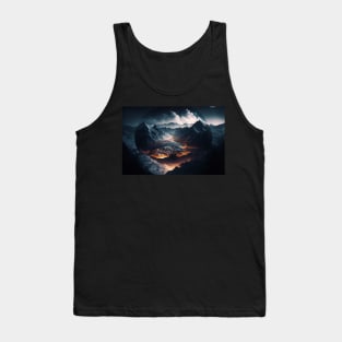 Mirrored City Globe Tank Top